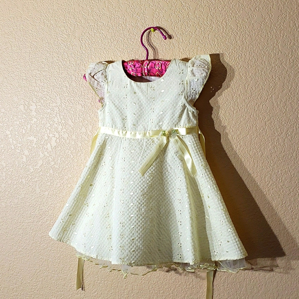 Yellow baby dress